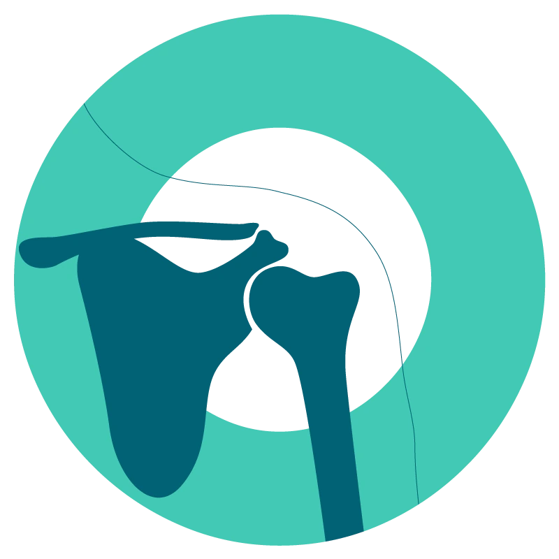 medico ortopedico che esegue visita alla spalla del paziente